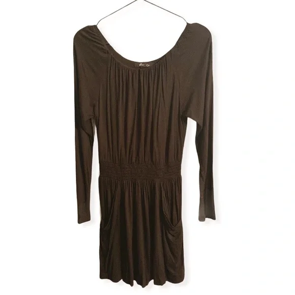 Forever 21 | Dresses | Forever 2 Black Knit Dress Long Sleeve M | Poshmark